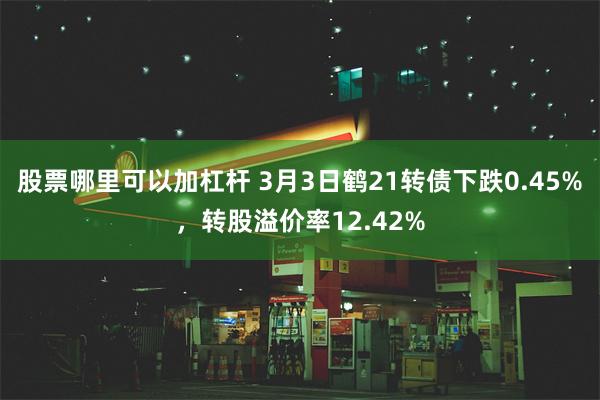 股票哪里可以加杠杆 3月3日鹤21转债下跌0.45%，转股溢价率12.42%